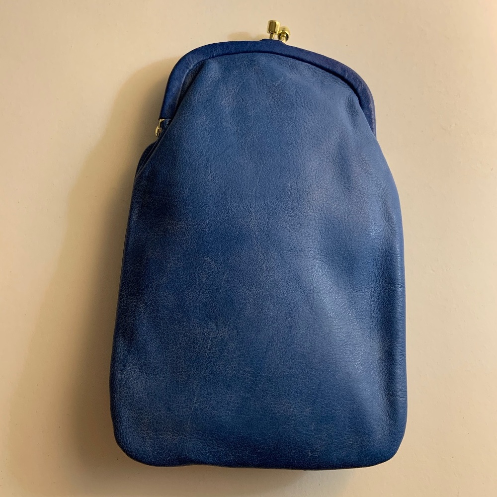 NEW St. Thomas Leather Glasses Case BLUE